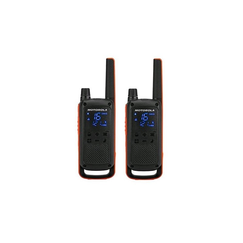 WALKIE-TALKIE MOTOROLA TLKR-T82 NEGRO PACKS 2