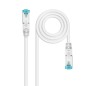 Cable de Red RJ45 SFTP Nanocable 10-20-1700-L25-W Cat-7- LSZH- 25cm- Blanco