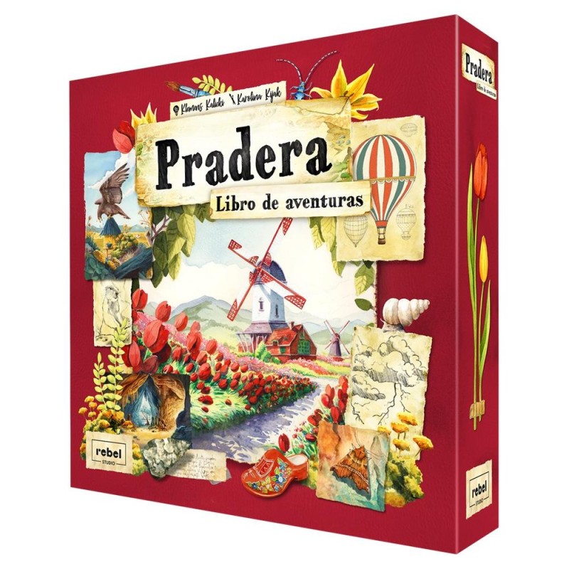 Juego mesa pradera: libro aventuras