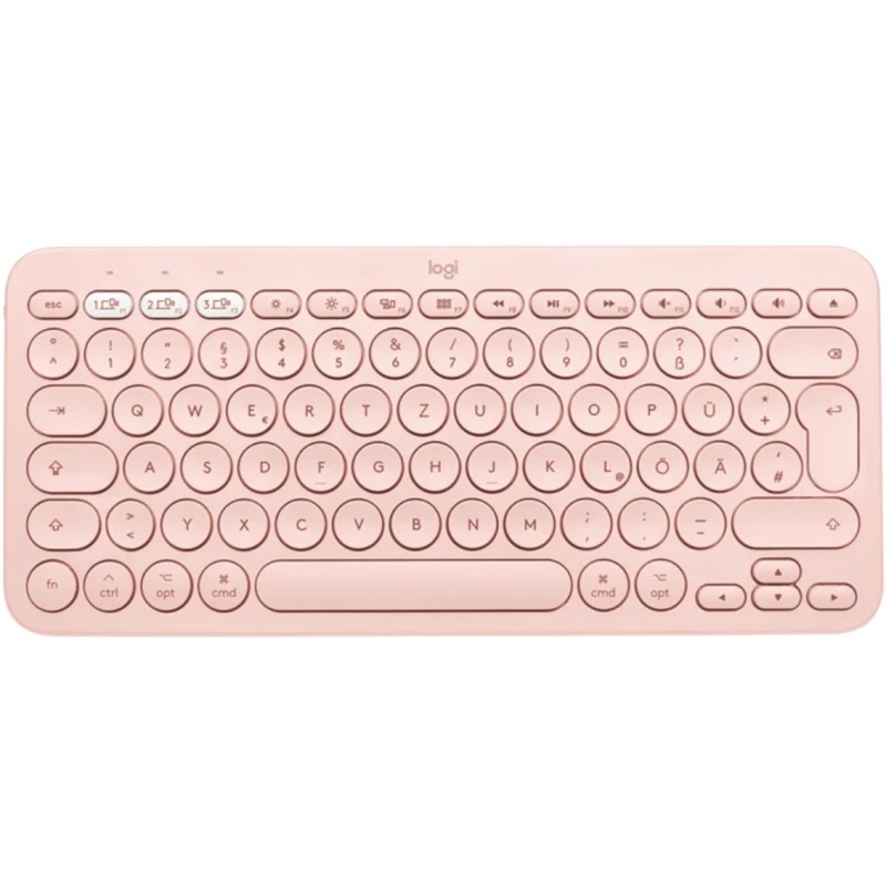 Teclado logitech k380 multi - device bluetooth rosa