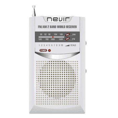 Radio nevir bolsillo nvr - 136 plata