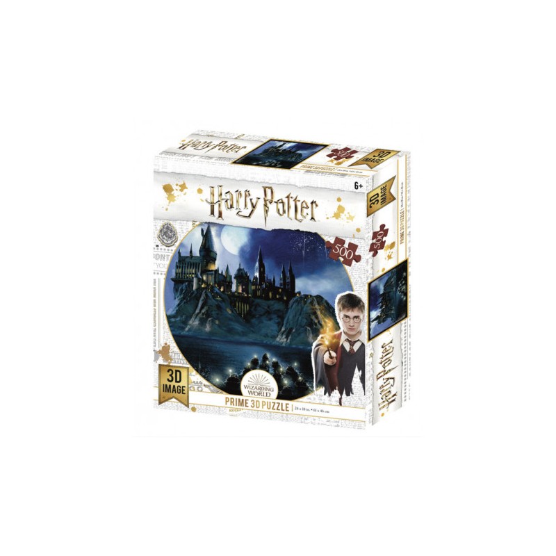 Puzzle 3d lenticular harry potter hogwarts