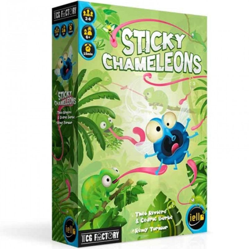 Juego mesa niños sticky chameleons en