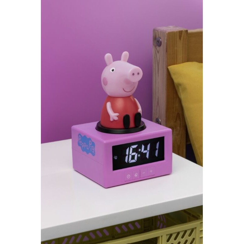 Reloj despertador paladone peppa pig con