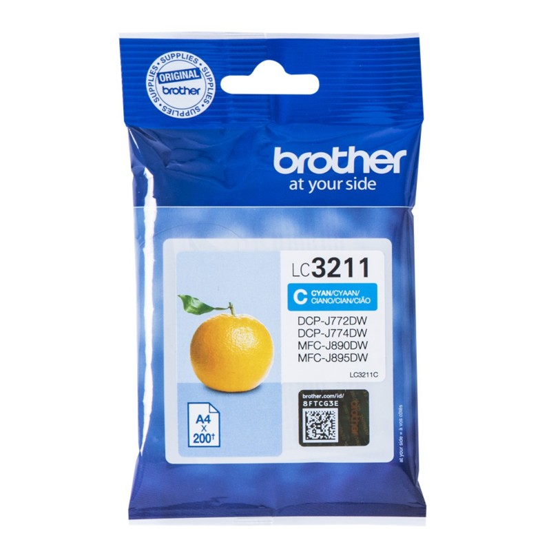 Cartucho de Tinta Original Brother LC-3211C- Cian