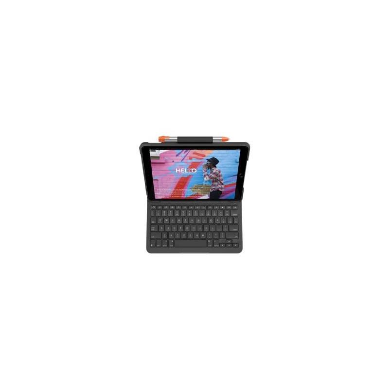 Funda con teclado logitech slim folio