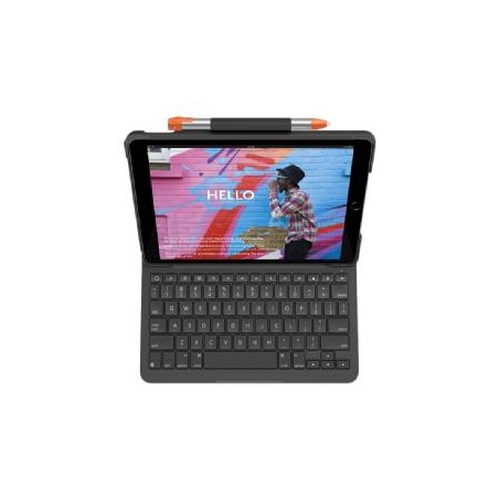 Funda con teclado logitech slim folio