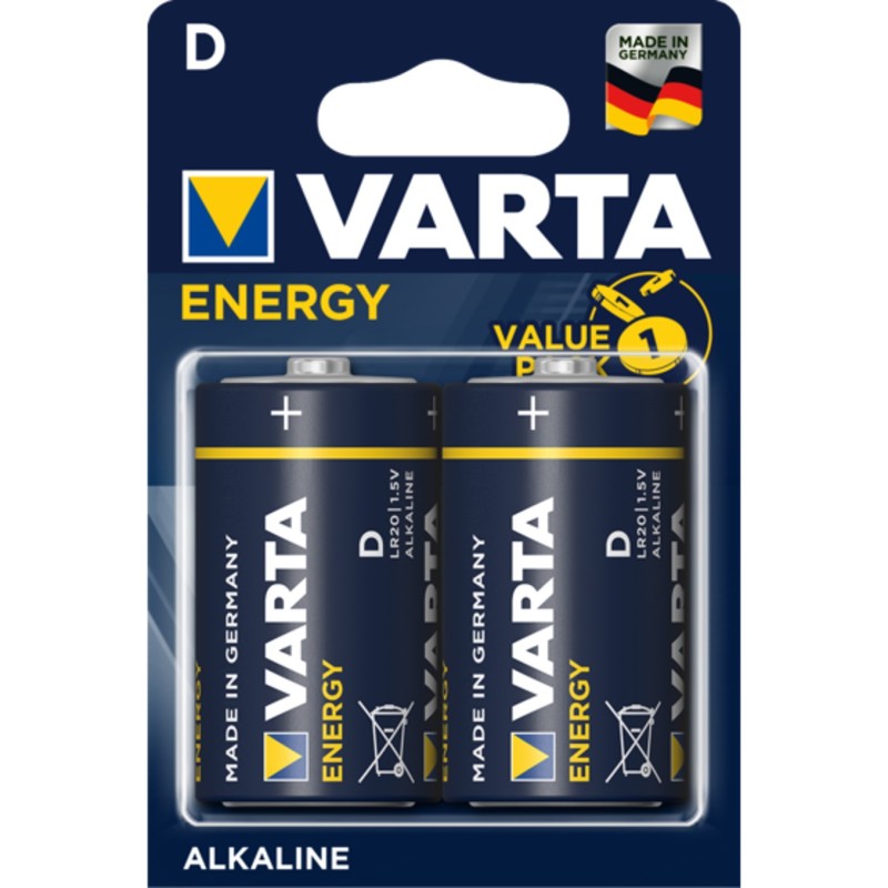 Blister pilas varta alcalinas energy lr20