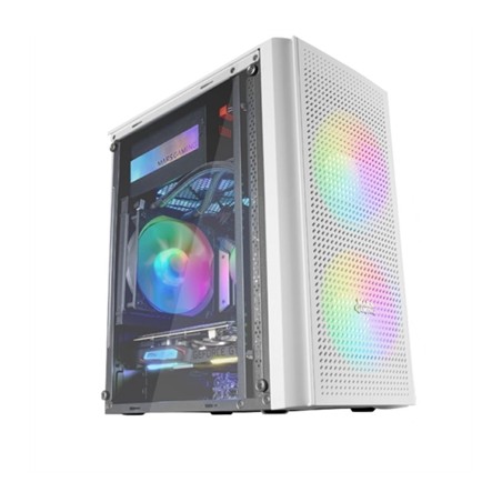 Caja Gaming Minitorre Mars Gaming MC300- Blanca