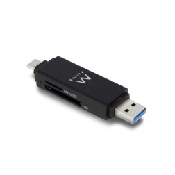 Lector tarjetas compacto ewent usb 3-1