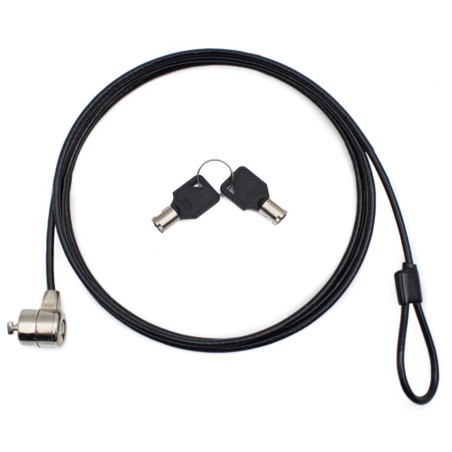 Cable seguridad portatil nilox con llave