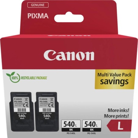 Cartucho de Tinta Original Canon PG-540L TwinPack- 2x Negro