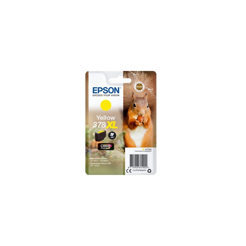 Cartucho tinta epson c13t37944010 singlepack amarillo