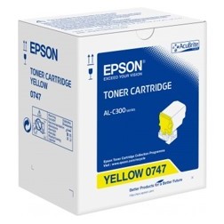 Toner epson c13s050747 amarillo 8-8k