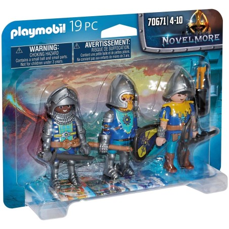 Playmobil set 3 caballeros novelmore