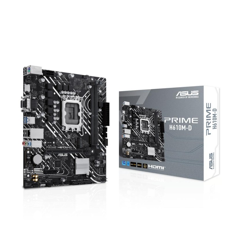 Placa base asus intel prime h610m - d