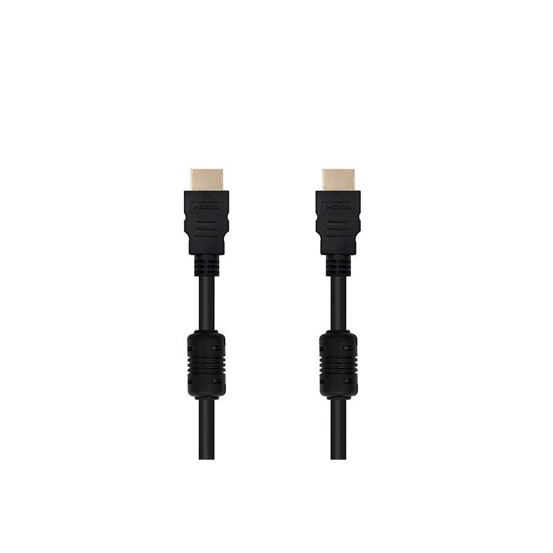 Cable HDMI 1-4 Nanocable 10-15-1810- HDMI Macho - HDMI Macho- 10m- Negro