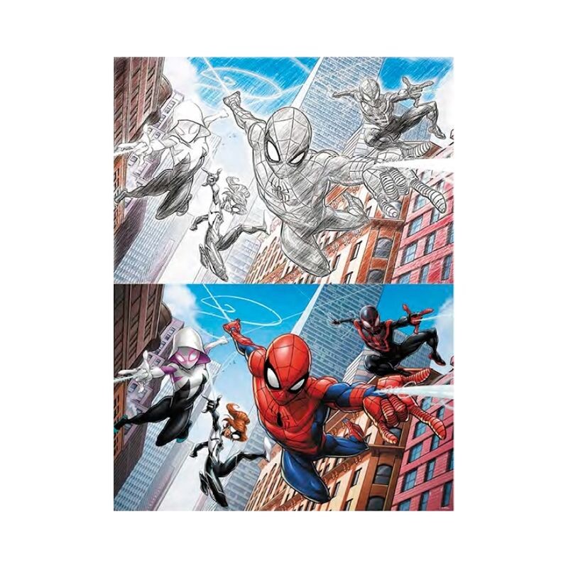 Puzzle rascar prime 3d marvel multi