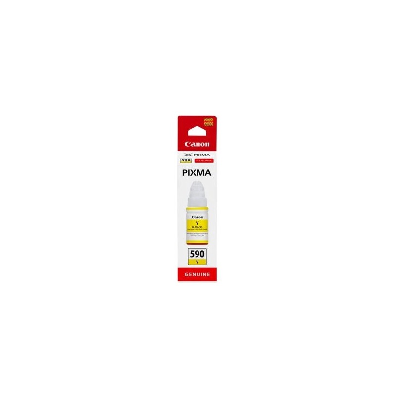 Botella tinta canon gi - 590y amarillo 70ml