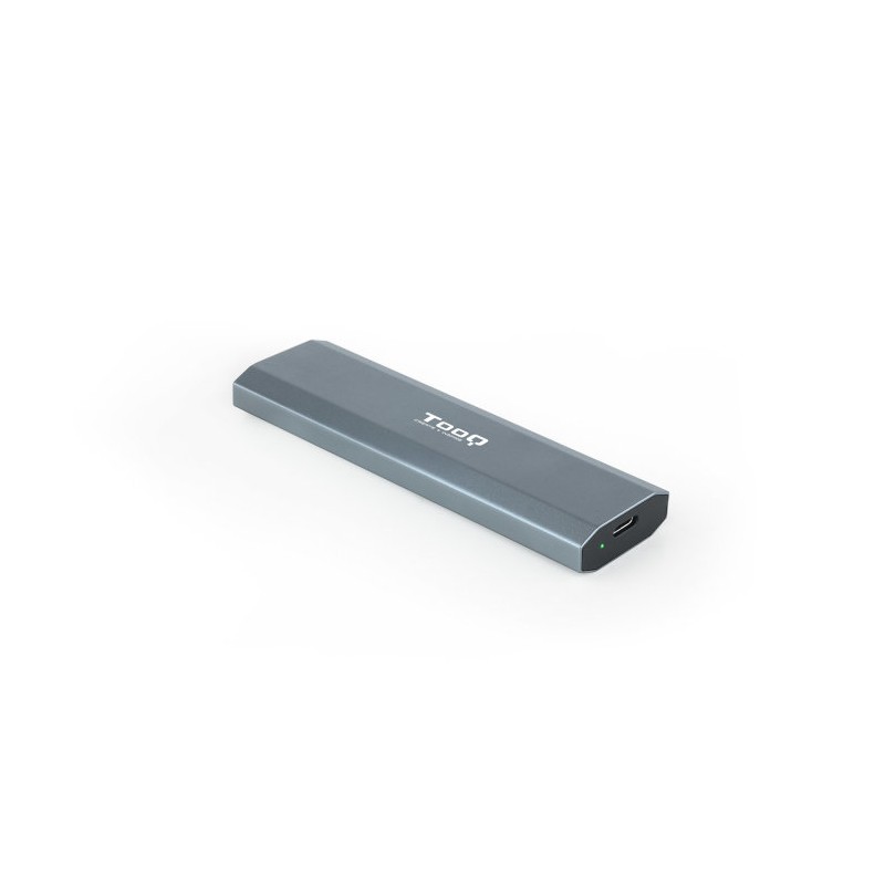 Caja Externa para Disco SSD M-2 NVMe TooQ TQE-2223G- USB 3-2- Sin tornillos