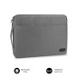 Funda Subblim Urban Laptop Sleeve para Portátiles hasta 15-6"- Gris