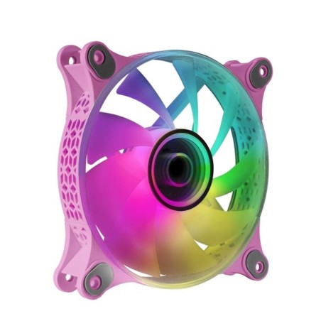 Ventilador Mars Gaming MF-3D- 12cm- ARGB- Rosa