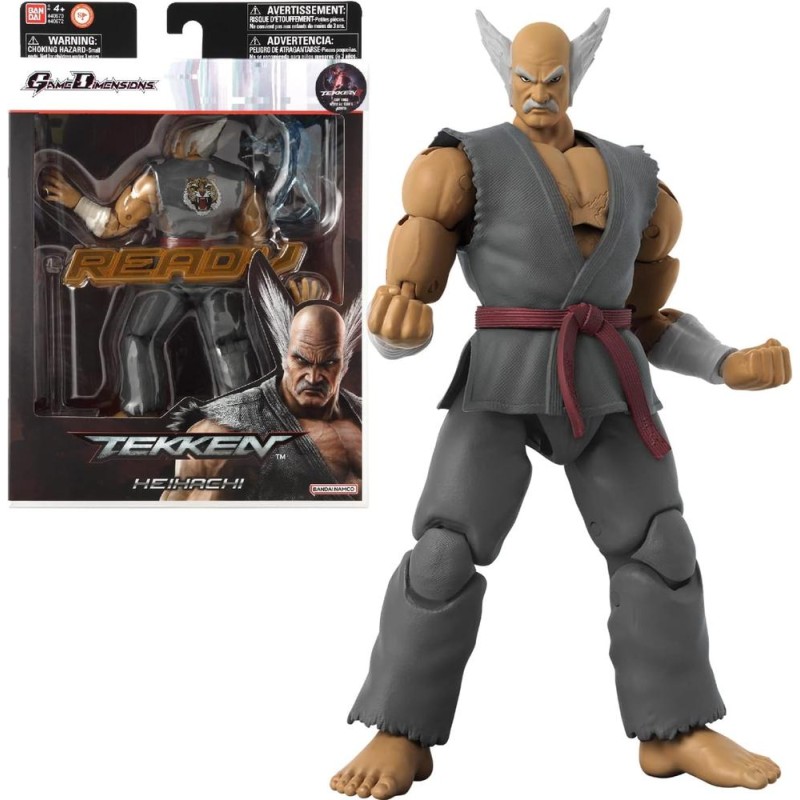 Figura bandai game dimensions tekken heihachi