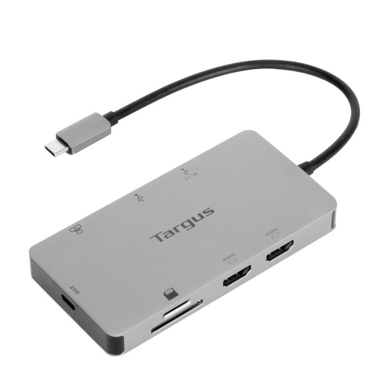 DOCKING STATION TARGUS TIPO C A 2x HDMI 2-0 2x USB-A PLATA