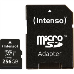 Tarjeta memoria micro sd intenso 256gb