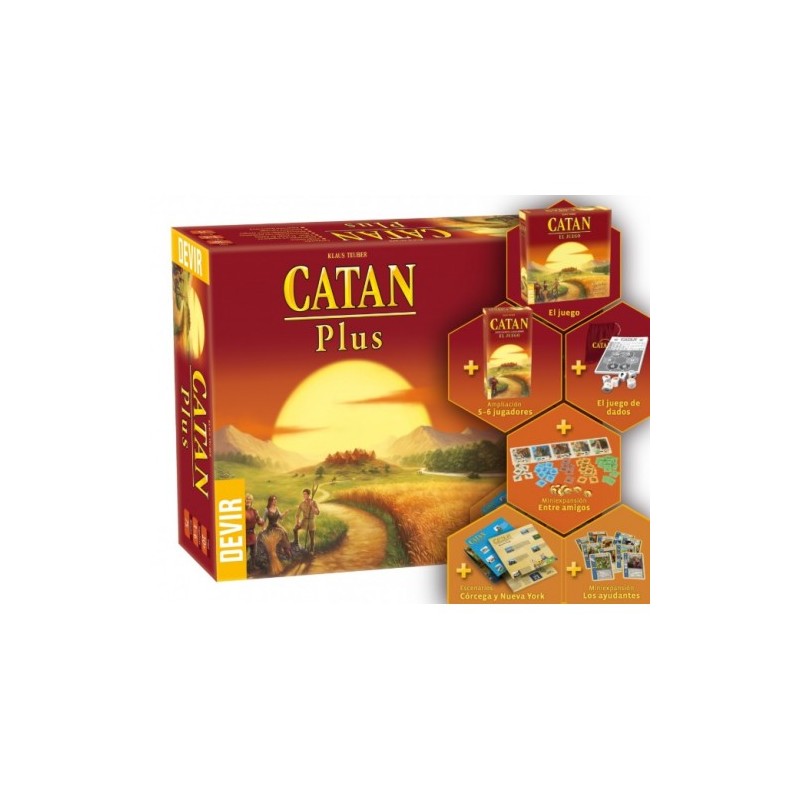 Juego mesa devir catan plus pegi