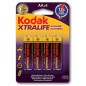 Blister kodak xtralife 4 pilas alcalina