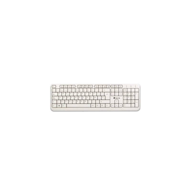 TECLADO NGS WIRED SPIKE BLANCO