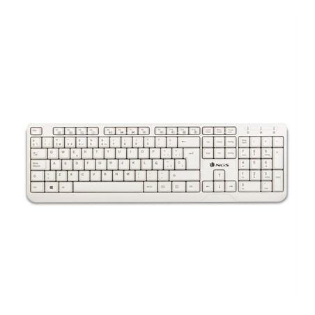 TECLADO NGS WIRED SPIKE BLANCO