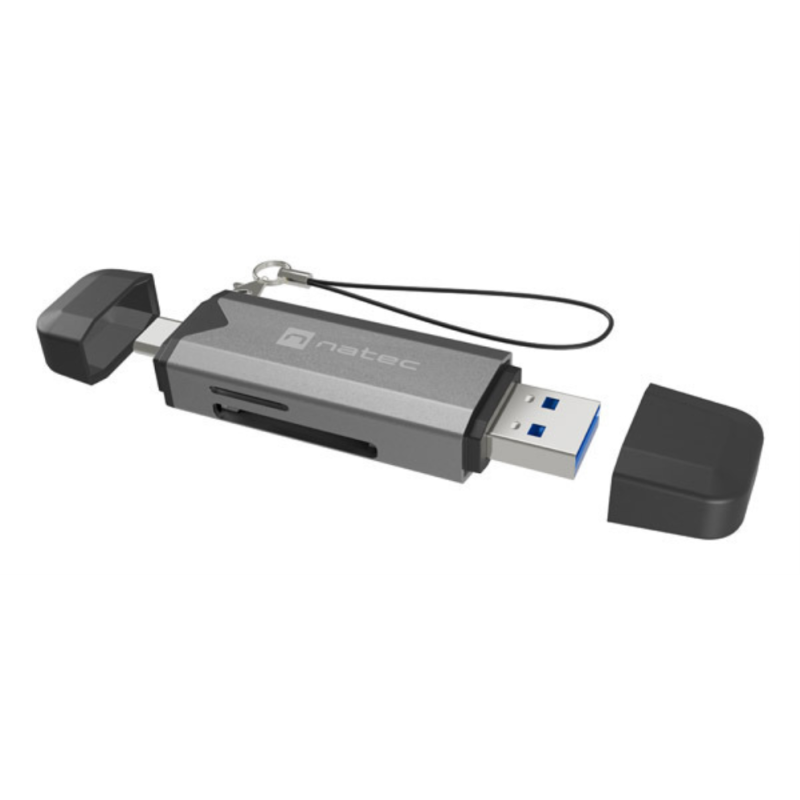 LECTOR DE TARJETAS NATEC SCARAB 3 USB 3-1 GEN 1 USB-A + USB-C SD-MICRO SD LECTOR DE TARJETAS NATEC SCARAB 3 USB 3-1 GEN 1 USB-A + USB-C SD-MICRO SD