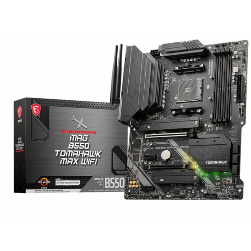 PLACA BASE MSI MAG B550 TOMAHAWK MAX WIFI AM4 ATX 4XDDR4 PLACA BASE MSI MAG B550 TOMAHAWK MAX WIFI AM4 ATX 4XDDR4