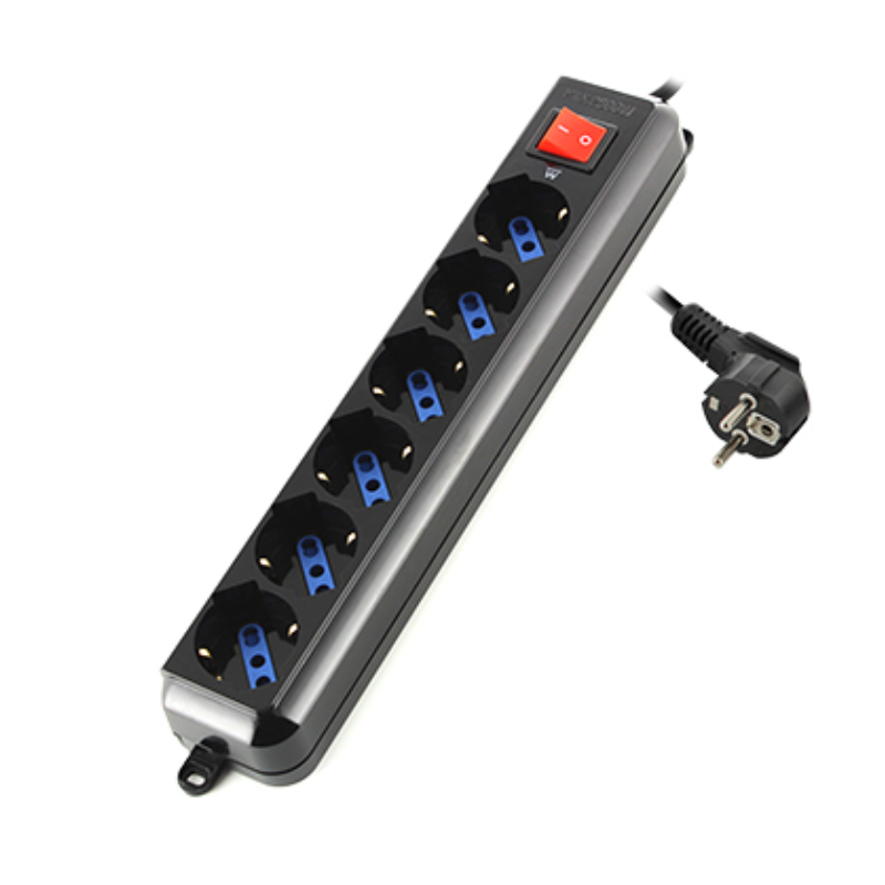 REGLETA EWENT 6 SALIDAS AC 1,5m NEGRO REGLETA EWENT 6 SALIDAS AC 1,5m NEGRO