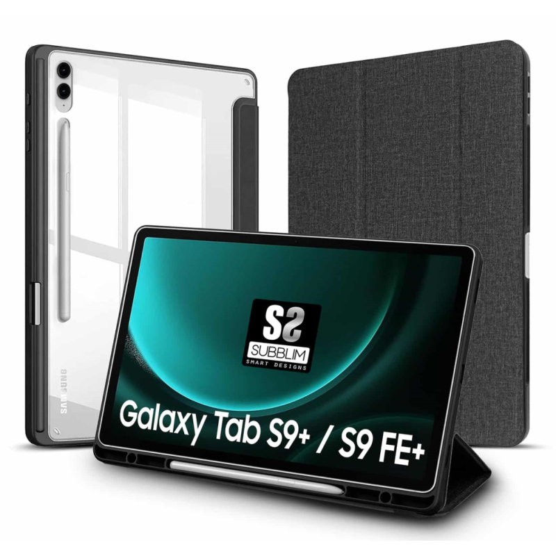 FUNDA TABLET SUBBLIM SAMSUNG S9+-S9 FE+12-4" NEGRO FUNDA TABLET SUBBLIM SAMSUNG S9+-S9 FE+12-4" NEGRO