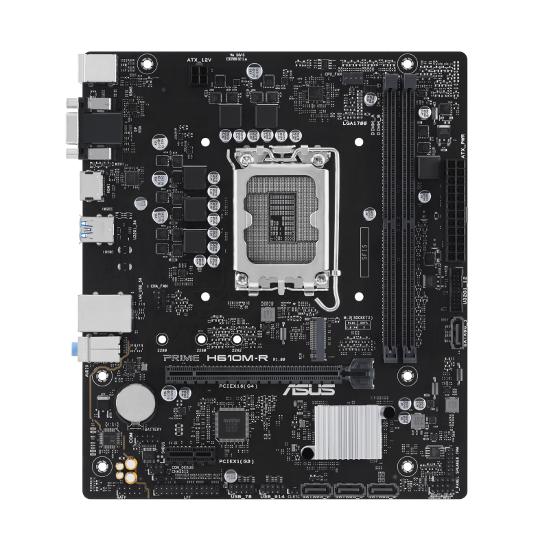 PLACA BASE ASUS PRIME H610M-R SI BULK 1700 MATX 2XDDR5 PLACA BASE ASUS PRIME H610M-R SI BULK 1700 MATX 2XDDR5