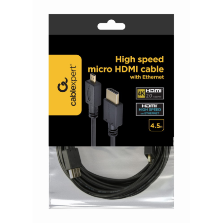 Cable HDMI-Micro HDMI M-M 4,5mGold