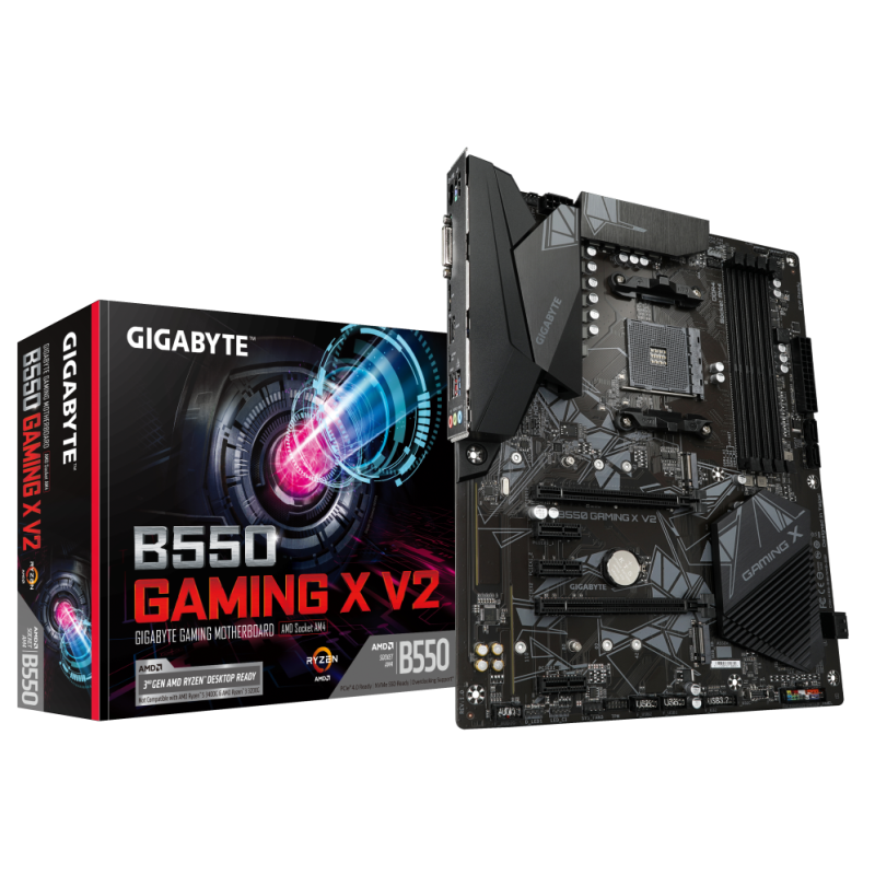 PLACA BASE GIGABYTE B550 GAMING X V2 AM4 ATX 4XDDR4 PLACA BASE GIGABYTE B550 GAMING X V2 AM4 ATX 4XDDR4