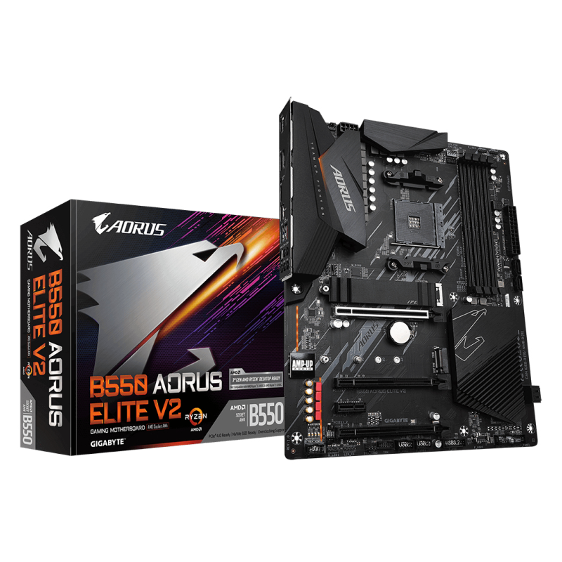 PLACA BASE GIGABYTE B550 AORUS ELITE V2 AM4 ATX 4XDDR4 PLACA BASE GIGABYTE B550 AORUS ELITE V2 AM4 ATX 4XDDR4