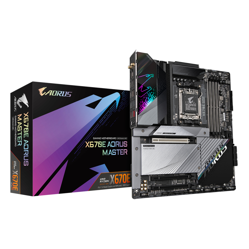 PLACA BASE GIGABYTE X670E AORUS MASTER AM5 ATX 4XDDR5 PLACA BASE GIGABYTE X670E AORUS MASTER AM5 ATX 4XDDR5