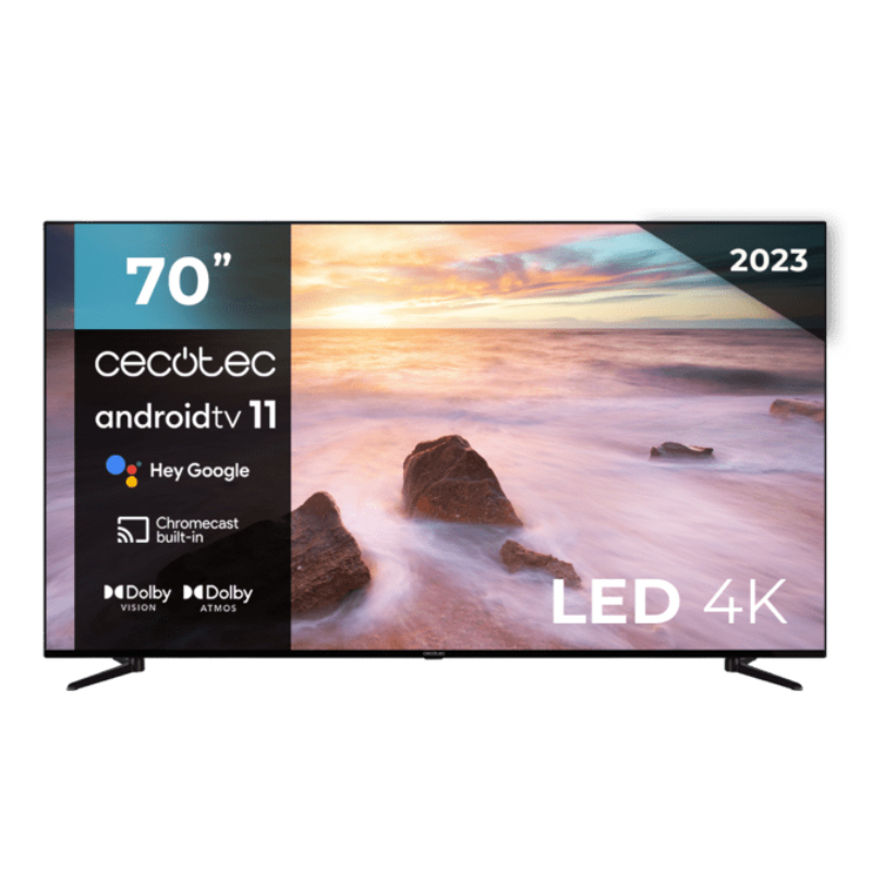 TELEVISOR LED CECOTEC A2 SERIES ALU20070 SMART TV 70" V TELEVISOR LED CECOTEC A2 SERIES ALU20070 SMART TV 70" V