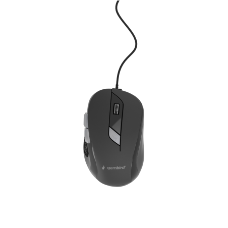 RATON GEMBIRD USB NEGRO 6 BOTONES