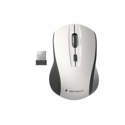 RATON GEMBIRD INALAMBRICO BLANCO-NEGRO 4 BOTONES