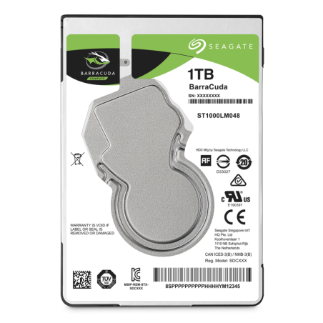 DISCO SEAGATE BARRACUDA 2,5" 1TB SATA 128MB