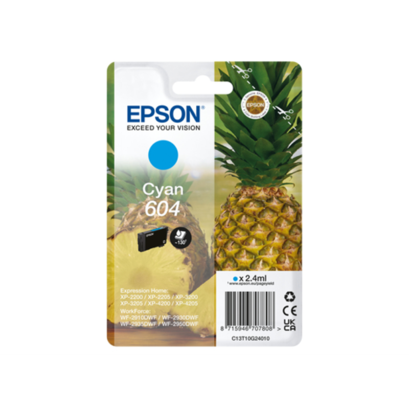 CARTUCHO EPSON CIAN 604 XP-2200 CARTUCHO EPSON CIAN 604 XP-2200