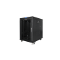ARMARIO LANBERG RACK 19? 15U 800X1000 LCD PUERTA CRISTAL FLAT PACK NEGRO