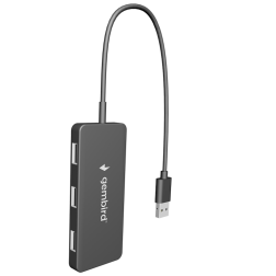 HUB USB GEMBIRD 2-0 4 PUERTOS NEGRO