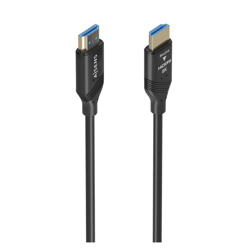 CABLE HDMI AISENS V2-1 OPTICO ACTIVO AOC 8K60HZ 48GBPS A-M-A-M 20M NEGRO CABLE HDMI AISENS V2-1 OPTICO ACTIVO AOC 8K60HZ 48GBPS A-M-A-M 20M NEGRO